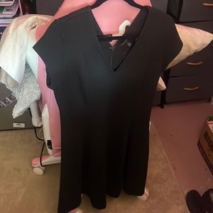 Banana Republic black midi dress